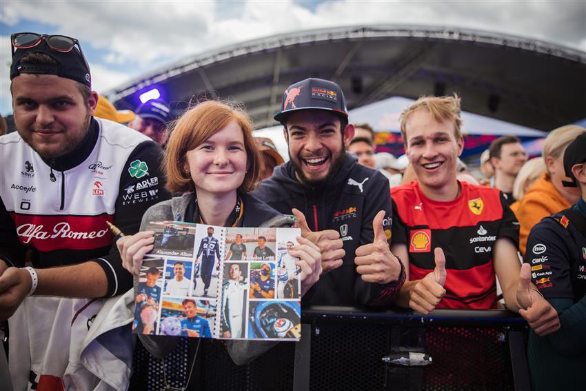 Austrian race fans